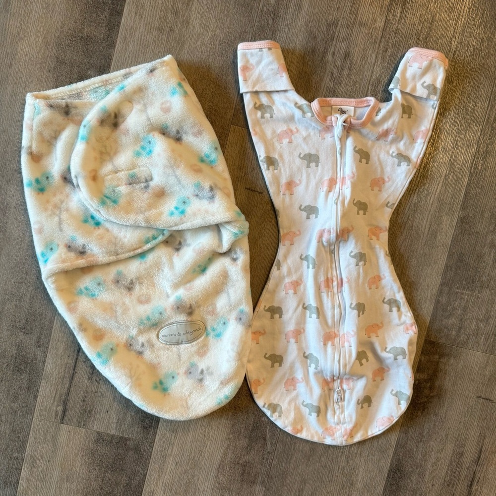Lot of 2 infant sleep sacks